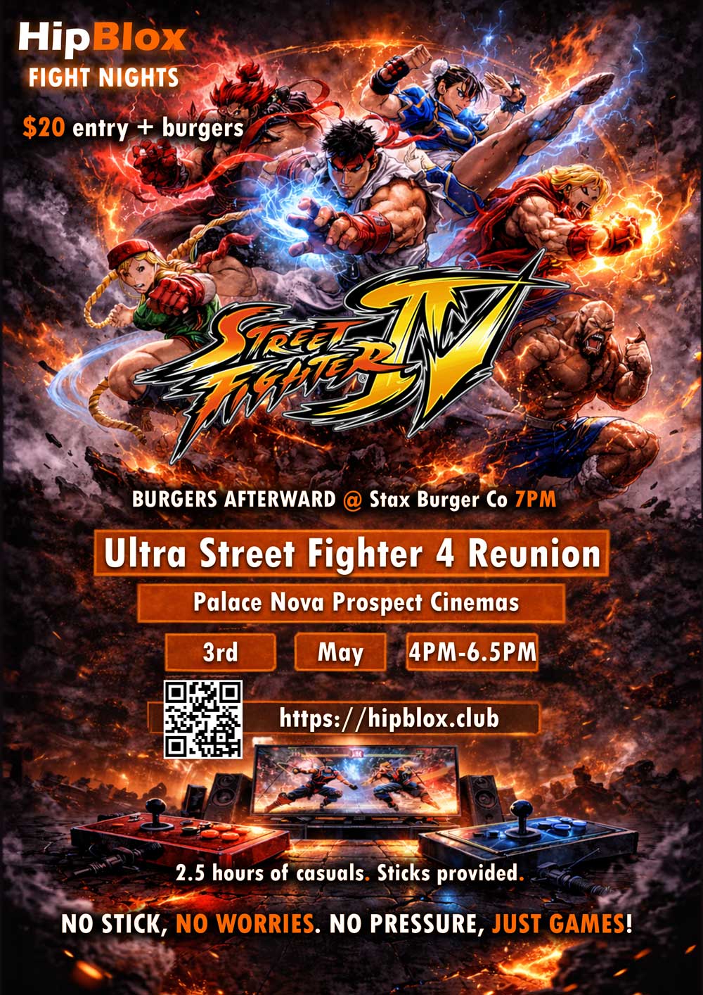 HipBlox StreetFighterIV Flyer