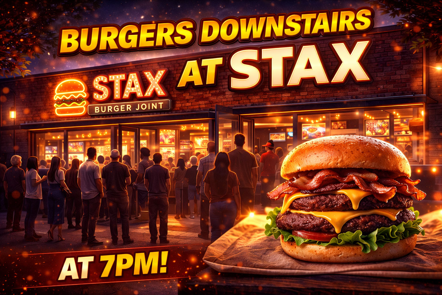Burgers at Stax